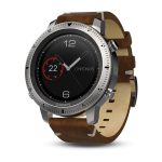 ساعت ورزشی گارمین مدل fenix Chronos با بند چرمی