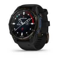 ساعت غواصی گارمین Descent Mk3i – 43 mm Carbon grey DLC titanium with black band