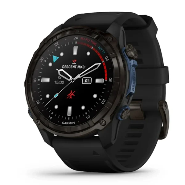 ساعت غواصی گارمین Descent Mk3i – 51 mm black silicone band