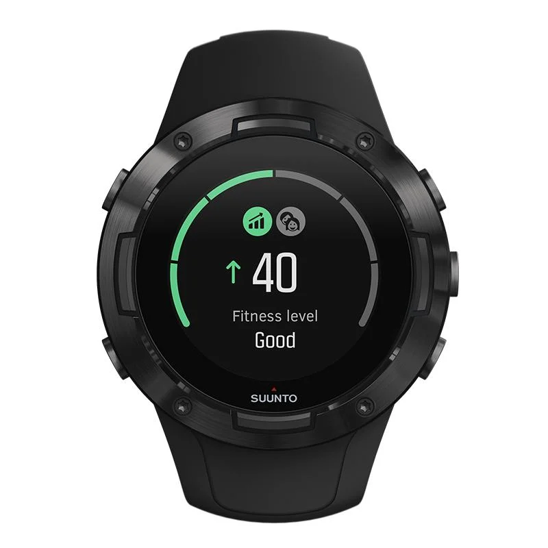 ss050299000-suunto-5-g1-all-black-front-view-fitness-level-improving-01 ساعت سونتو مدل Suunto 5 مشکی - Image 1