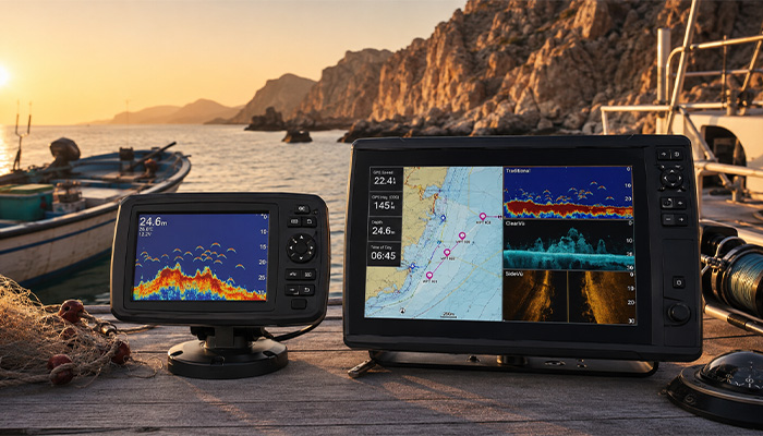 تفاوت دستگاههای Fish finder و Chart plotter