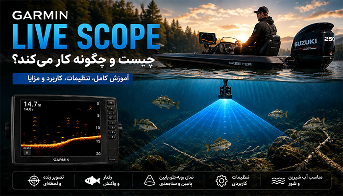 لایو اسکوپ گارمین چیست؟ کاربرد، فرکانس و انواع Live Scope