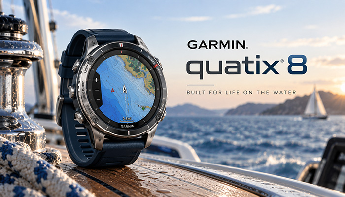 Garmin quatix 8؛ ساعت تخصصی برای اکوسیستم دریایی Garmin