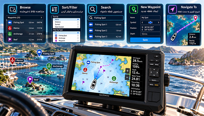 Waypoint چیست و چگونه در ناوبری استفاده می‌شود؟